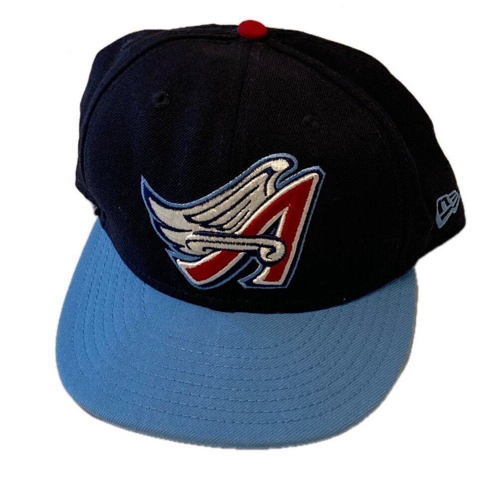 Vintage Anaheim Angels Wool Cooperstown Collection 59Fifty Fitted Cap 7 5/8